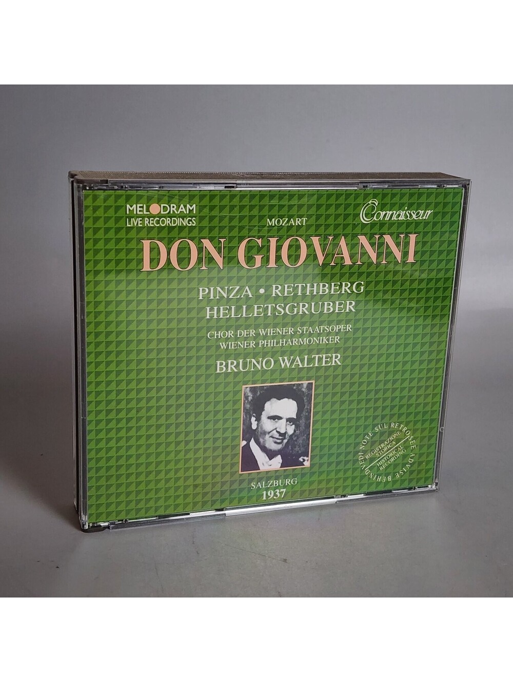 Mozart Don Giovanni Bruno Walter 1937 Salzburg Live Melodram 3 CD Set Opera